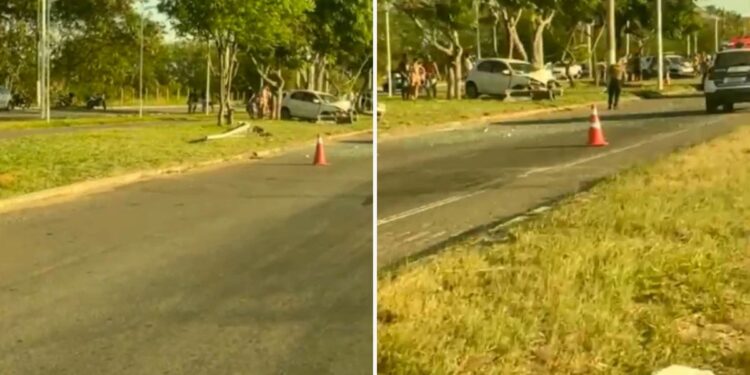 Motociclista fica ferido após colidir com vaca solta na ES-164, em Alto Rio Novo - Foto: Reprodução