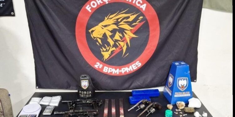 Golpe no Crime: PM apreende arsenal em Nova Venécia - Foto: Sesp
