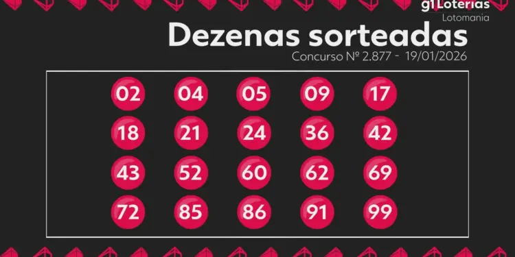 Lotomania 2877: Prêmio de R$ 4,5 milhões para o próximo concurso após acumular; confira os números sorteados