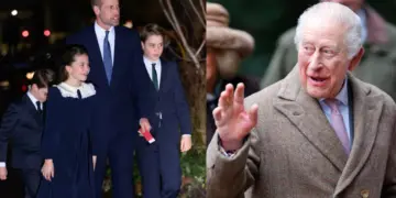Rei Charles III protagoniza momento terno com netos George, Charlotte e Louis em vídeo que emociona a web