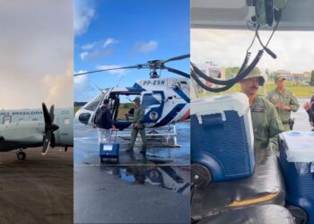 Operação aérea em São Mateus coordena transporte de órgãos para transplante - Foto: Reprodução