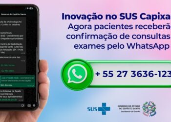 SUS-ES agora avisa data de consulta pelo WhatsApp; veja o número”