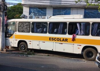 Motorista de ônibus escolar morre após sofrer infarto e bater contra muro em Aracruz - Foto: Rede Social