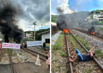 Manifestações em Minas Gerais Suspendem Trem da Vale: Entenda os Protestos e a Retomada da Captação de Água do Rio Doce - Foto: Reprodução