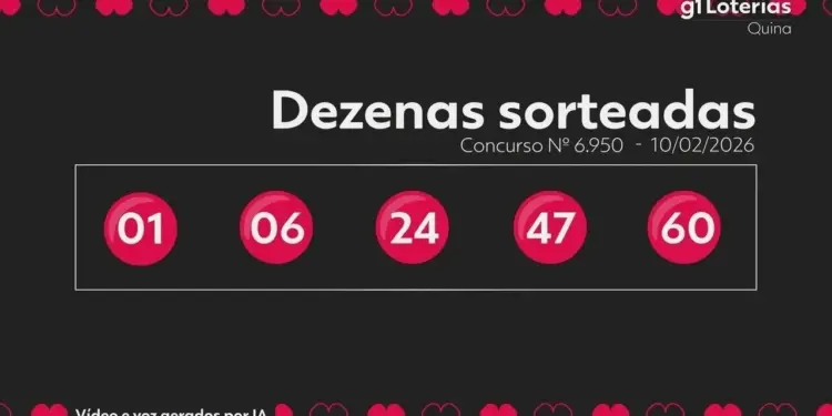 Quina Concurso 6950: Ninguém Acerta os 5 Números e Prêmio Acumula para R$ 16,5 Milhões