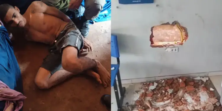 Jovem Reincidente é Preso no Piauí Após Arrombar Lotérica e Quebrar Parede para Furto