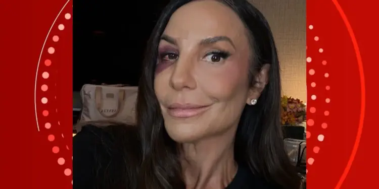 Ivete Sangalo surge com olho roxo e curativo na testa após desmaio e tranquiliza fãs: ‘Linda de qualquer jeito’