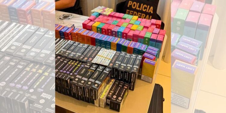 Colatina: PF apreende centenas de cigarros eletrônicos - Foto: Polícia Federal