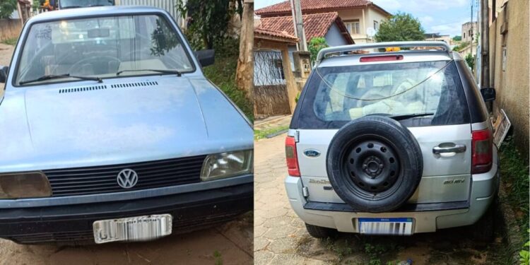 Denúncia anônima leva polícia a 'achado duplo' de carros furtados - Foto: PMES