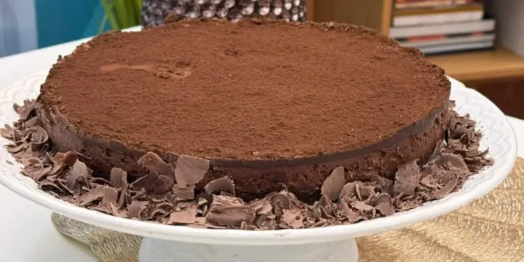 Torta mousse de chocolate: sobremesa fácil, cremosa e perfeita para qualquer ocasião - Foto: Reprodução