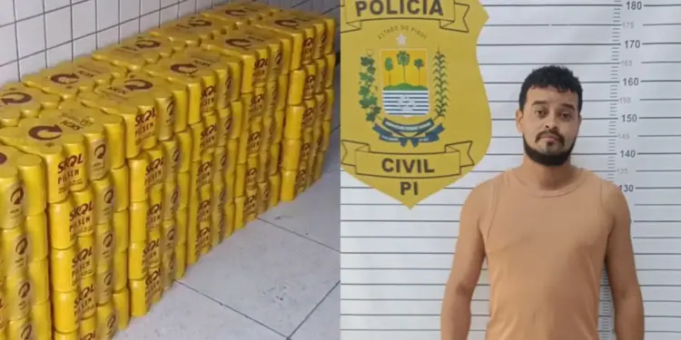 Dono de depósito de bebidas é preso no Piauí suspeito de receptar mais de 100 fardos de cerveja furtados de supermercado