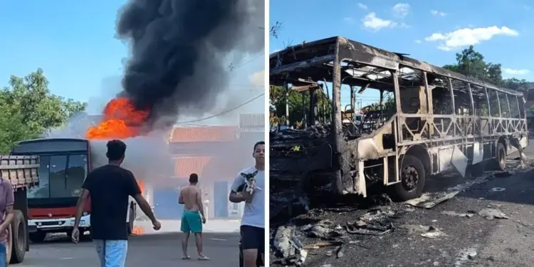 Ônibus Particular Incendeia na Rua em Engenheiro Coelho; Pane Elétrica é Suspeita Principal