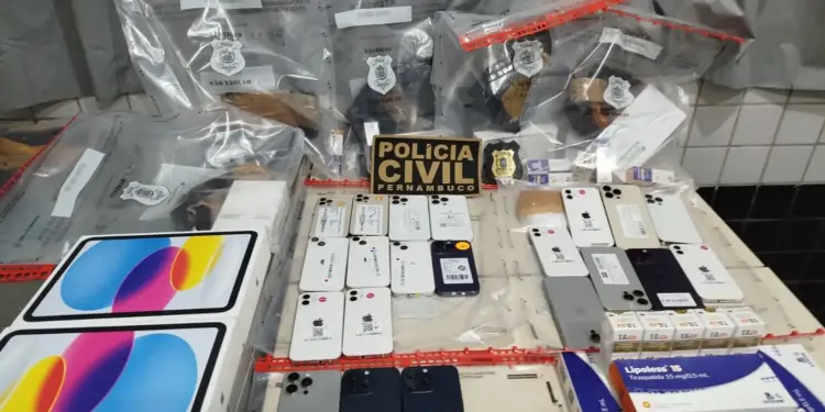 Remédios Falsificados para Obesidade e iPhones sem Nota Fiscal são Apreendidos em Operação Policial no Sertão de Pernambuco