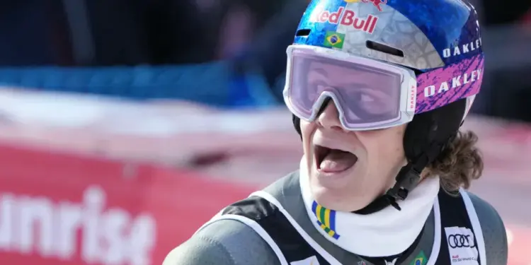 Lucas Pinheiro, o brasileiro que trocou a Noruega pelo Brasil e conquista o ouro na Copa do Mundo de Esqui Alpino