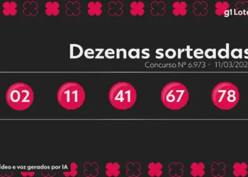 Quina concurso 6973: confira os números sorteados