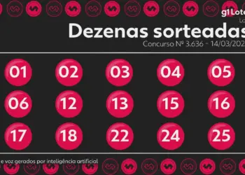 Lotofácil hoje: resultado do concurso 3636 — veja os 15 números