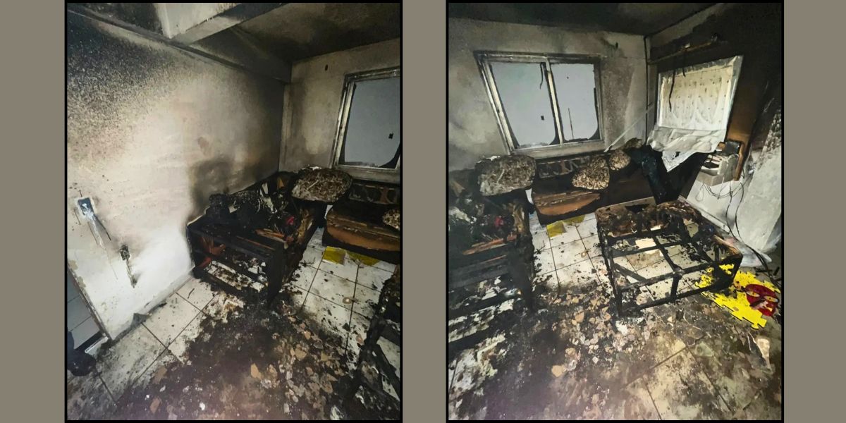 Incêndio atinge prédio e mobiliza resgate em Colatina - Foto: Rede Social