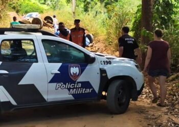 Pancas: veículo capota em curva e passageira morre no Córrego São José Pequeno - Foto: Rede Social