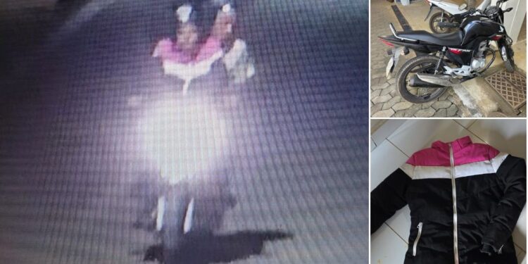 Investigação identifica dupla que incendiou clínica em Pancas; moto e jaqueta foram apreendidas - Fotos: PCES