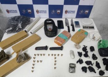 Colatina: depósito de drogas e munições é localizado em imóvel abandonado - Foto: PMES