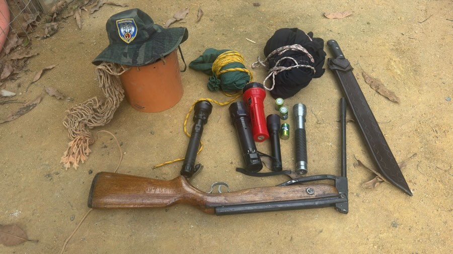 Acampamento de caça ilegal é desarticulado no Norte do ES - Foto: Polícia Ambiental