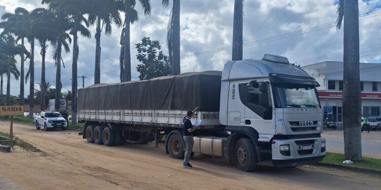 Carga irregular de café avaliada em R$ 500 mil é interceptada no Norte do ES - Foto: Sefaz
