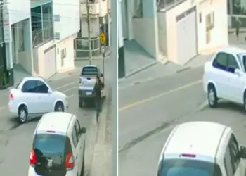 Motorista escapa por segundos de grave acidente em Colatina - Foto: Rede Social