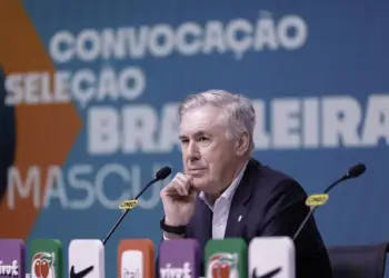 Ancelotti convoca seleção para a Copa, com a presença de Neymar - Foto: RAFAEL RIBEIRO/CBF\r\r\r\r