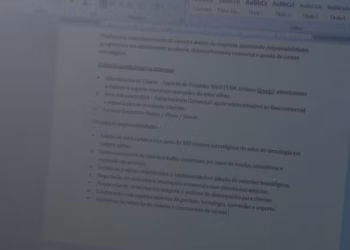 Inteligência artificial vira aliada na busca por emprego, mas acende alerta para padronização de currículos - Foto: Reprodução/TV Globo