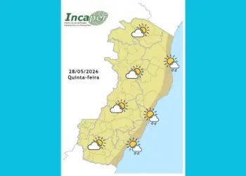 Previsão do tempo para o ES e Colatina nesta quinta-feira (28) - Foto: Incaper