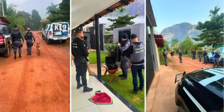 Operação contra o tráfico em Itarana prende 8 suspeitos - Foto: PCES