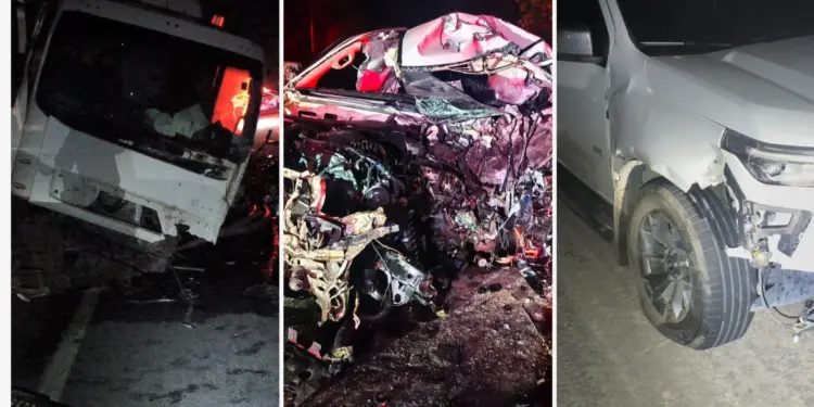 Motorista de 60 anos morre em colisão frontal entre três veículos em Linhares - Foto: Rede Social